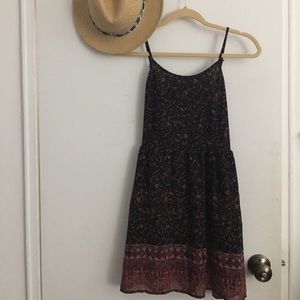 Open back mini dress